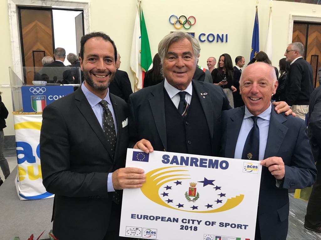 Sanremo Città dello Sport 2018, oggi la cerimonia a Roma