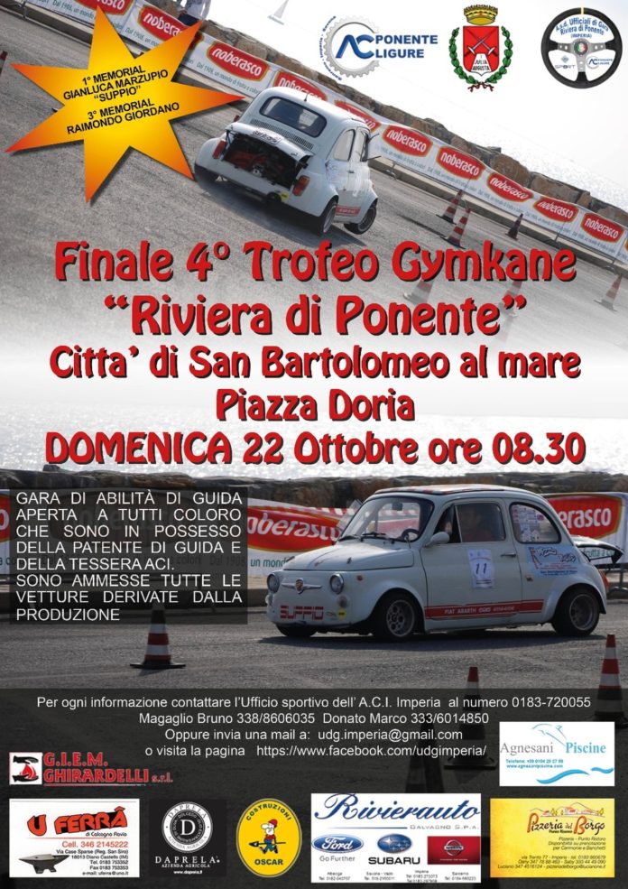 Tutto pronto per la finale del Trofeo Gymkane a San Bartolomeo