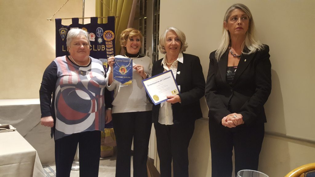 Lions Club Sanremo Matutia festeggia una nuova socia