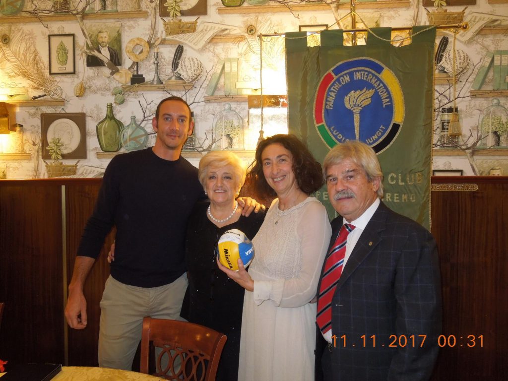 Il sanremese Matteo Varnier premiato dal Panathlon per l’argento di Rio de Janeiro e la promozione a Ct