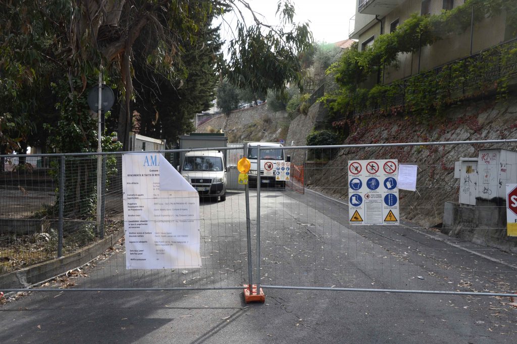 Viabilità Imperia: prorogati nuovamente i lavori in via Amoretti