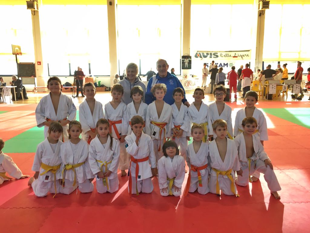 Tutti i 42 judoka di Arma e Taggia medagliati al 12° Memorial Luigi Sicco di Celle Ligure