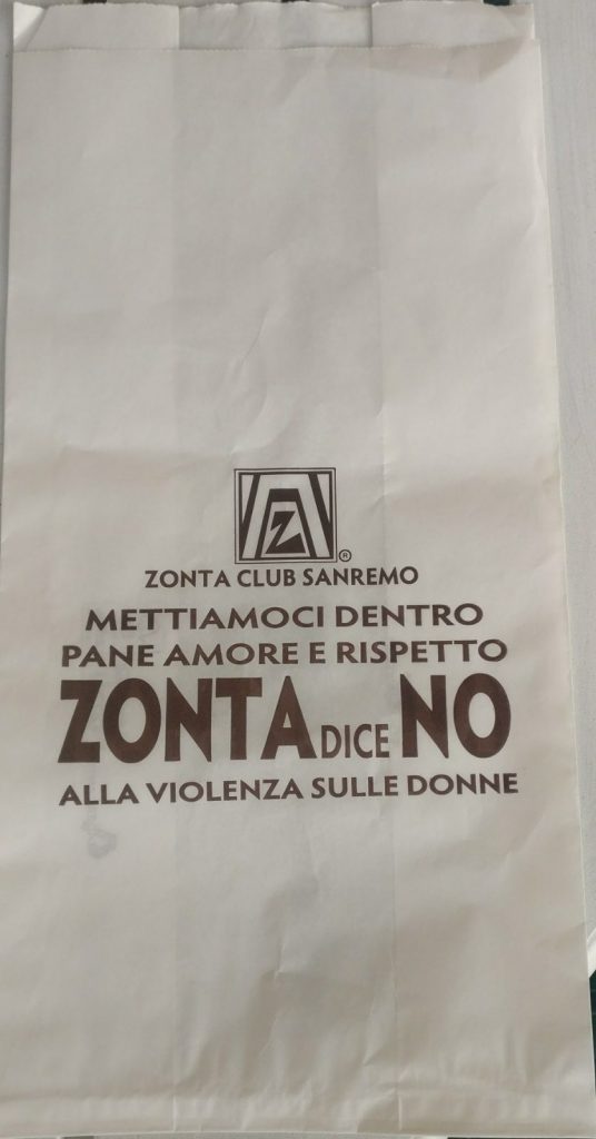 Lotta alla violenza sulle donne: 20mila sacchetti per il pane dello Zonta