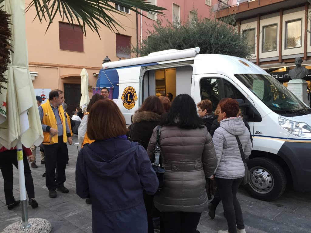 Duecento persone agli screening del Lions Club Ventimiglia