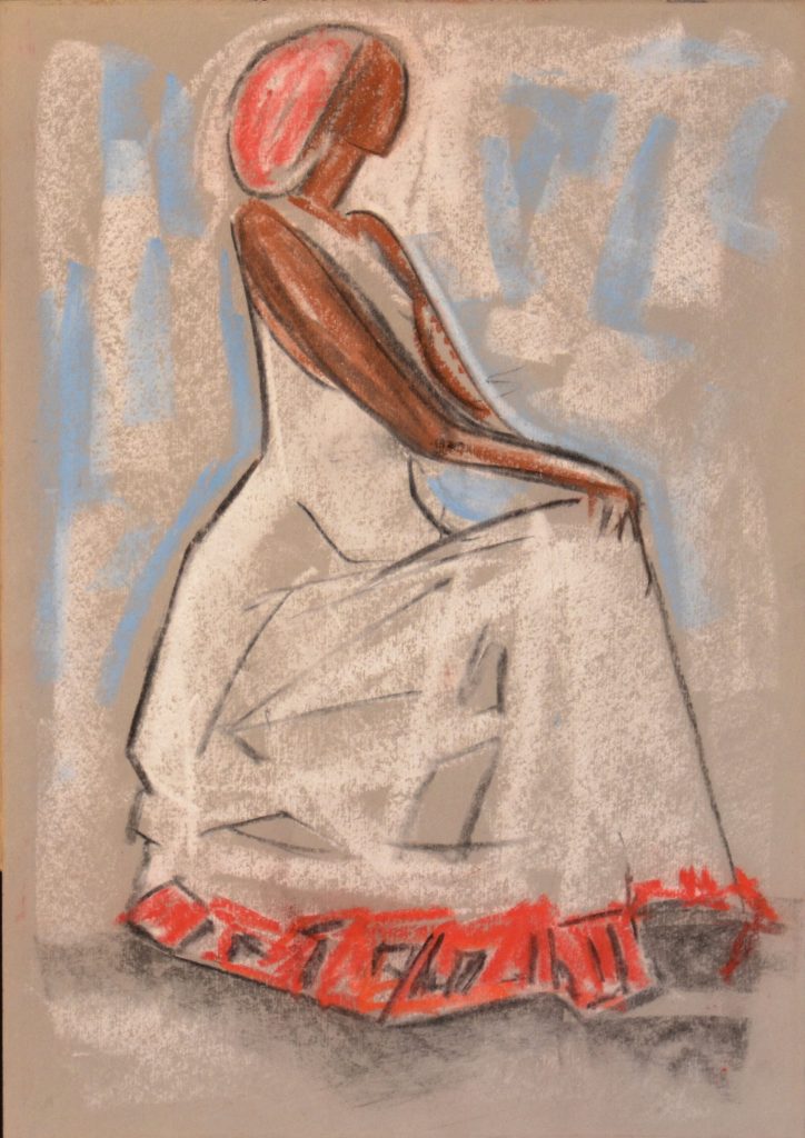 Somala (1964),gesso cu cartoncino, cm 50x35,5 (2)