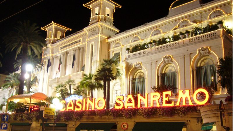 Calo di incassi al Casinò di Sanremo