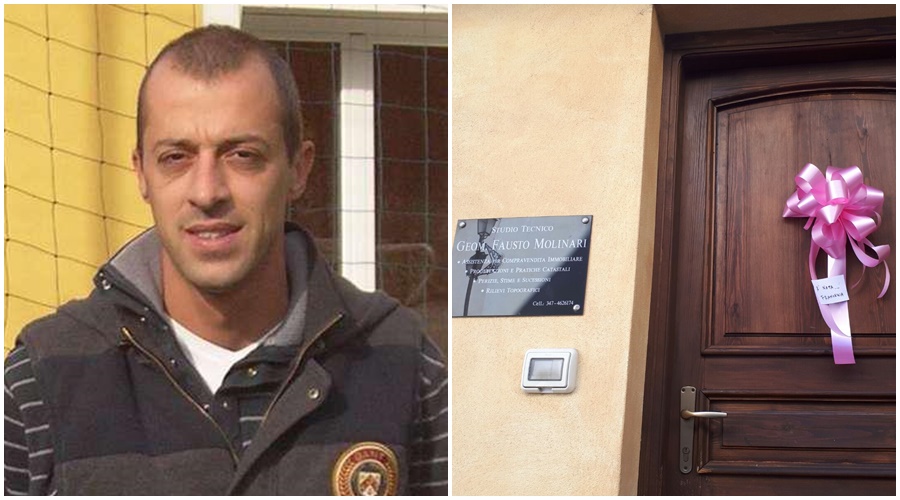 Fiocco rosa in Comune: è nata Francesca, figlia del sindaco Fausto Molinari