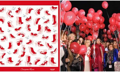 Da Sanremo il foulard simbolo contro la violenza sulle donne che farà in giro di 75 Nazioni