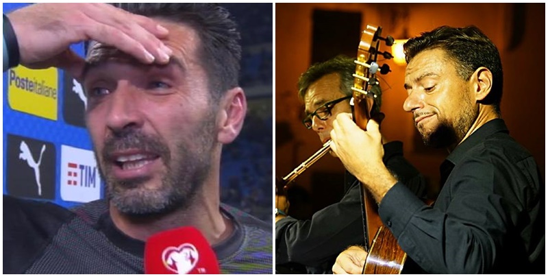 Sfogo contro Gigi Buffon del grande chitarrista Diego Campagna dopo Italia-Svezia: “Un vecchio portiere milionario che piange in diretta e parla di valore sociale?”