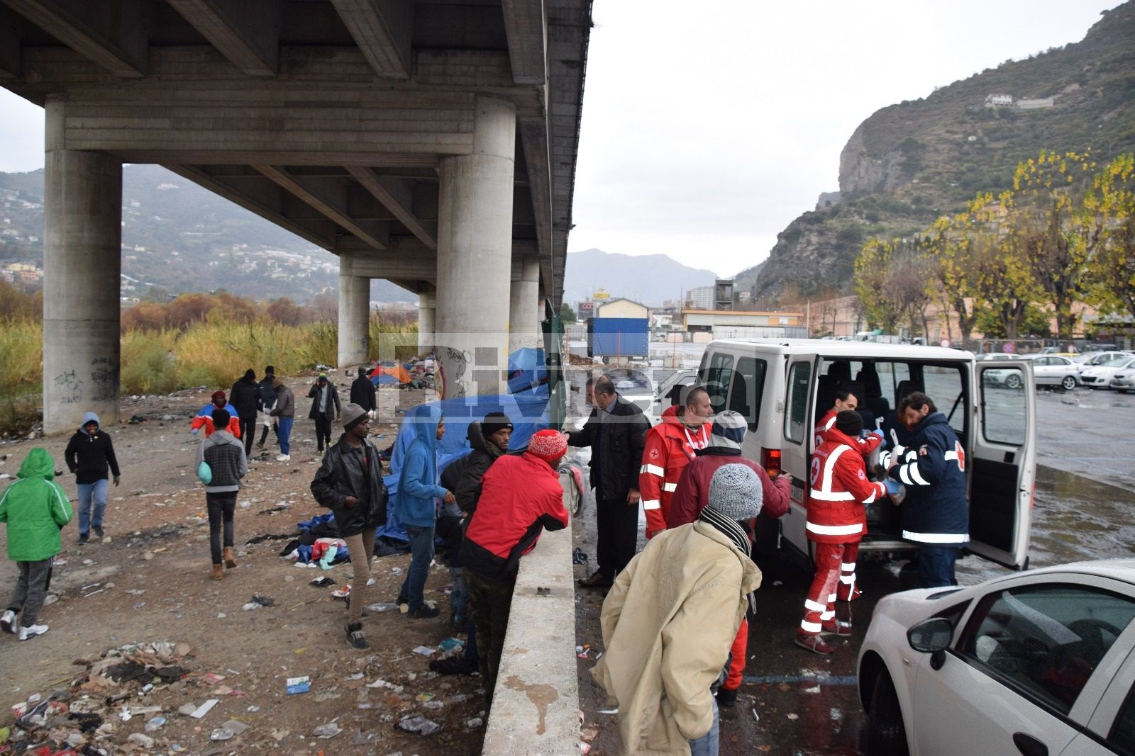 Croce Rossa migranti Roja Ventimiglia