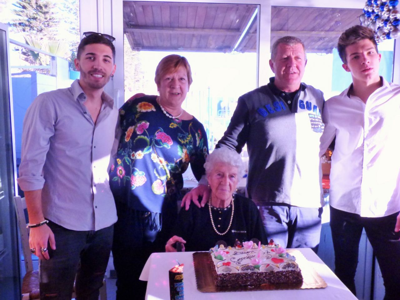 Tanti auguri alla neo centenaria Lina!