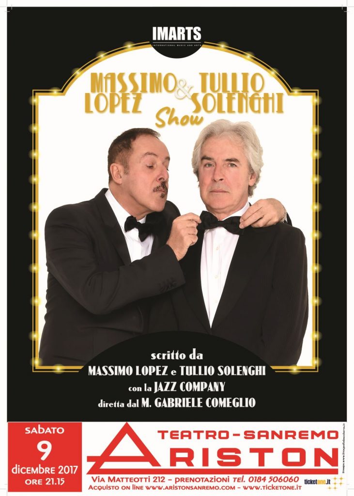 Massimo Lopez e Tullio Solenghi sul palco dell’Ariston