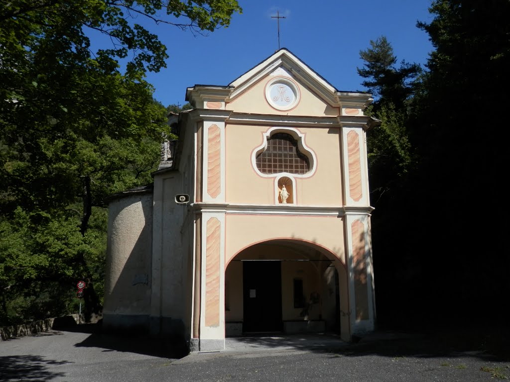 Rubata la statua della Madonna della Chiazza a Pornassio