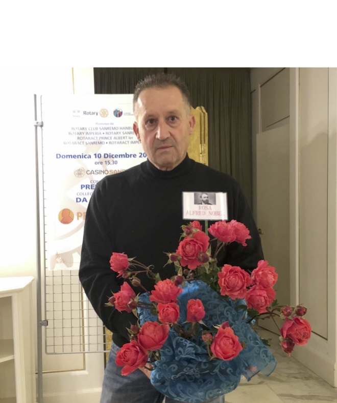 La rosa Nobel presentata oggi a Sanremo