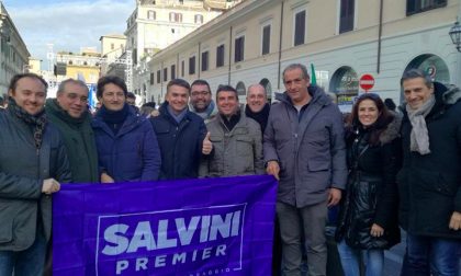 Una delegazione da Imperia alla manifestazione Salvini premier