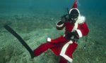 Babbo Natale arriva dal mare a Bordighera