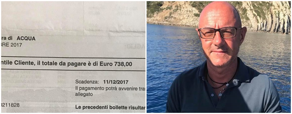 Bolletta dell’acqua da record per un sanremese