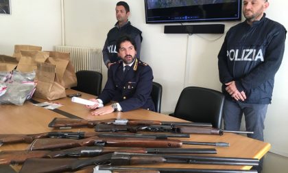 Droga e Armi: polizia arresta Antonio De Marte, aveva 8 fucili e 9 kg di marijuana