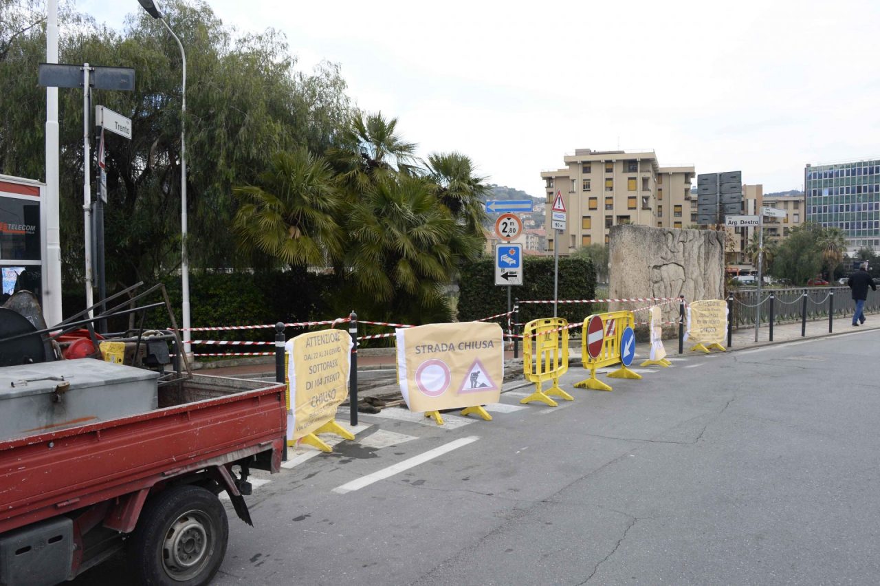 Lavori dell’Amat, divieti di transito in zona viale Matteotti /via Trento