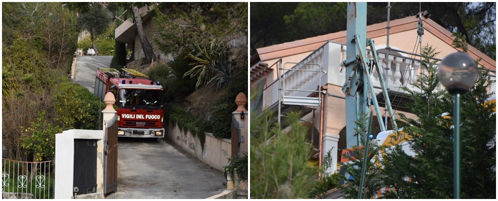 Caduto Tetto Ventimiglia Porra Collage