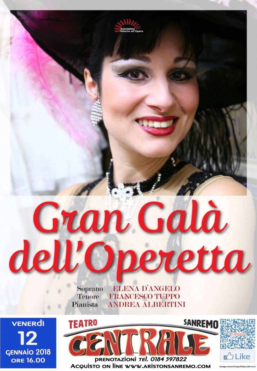 Al Teatro Centrale il Gran Galà dell’Operetta