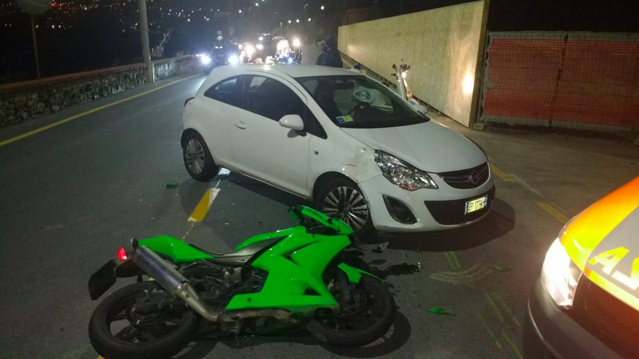 Sanremo: incidente quasi “fotocopia” al mortale di stamani, ma con esito diverso in corso Mazzini