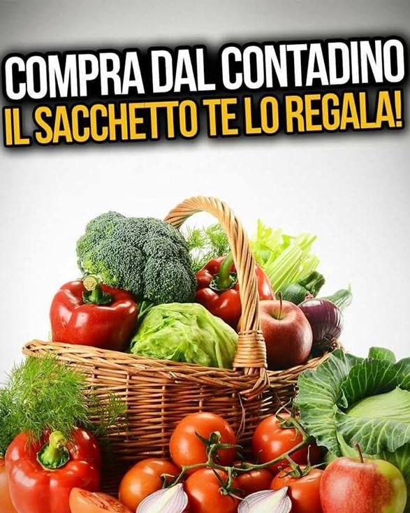 Lega Nord: “Compra dal contadino, il sacchetto è in regalo”