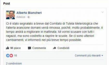 Fake news sul sindaco di Sanremo Biancheri in circolo su Facebook