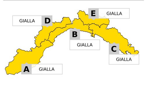 Allerta gialla confermata fino alle 21. Ecco gli aggiornamenti