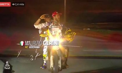 Maurizio Gerini vince nella classe Marathon alla sua prima Dakar