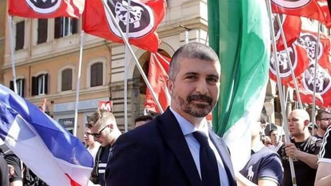 Casapound inaugura la sede di Imperia col segretario nazionale Simone Di Stefano