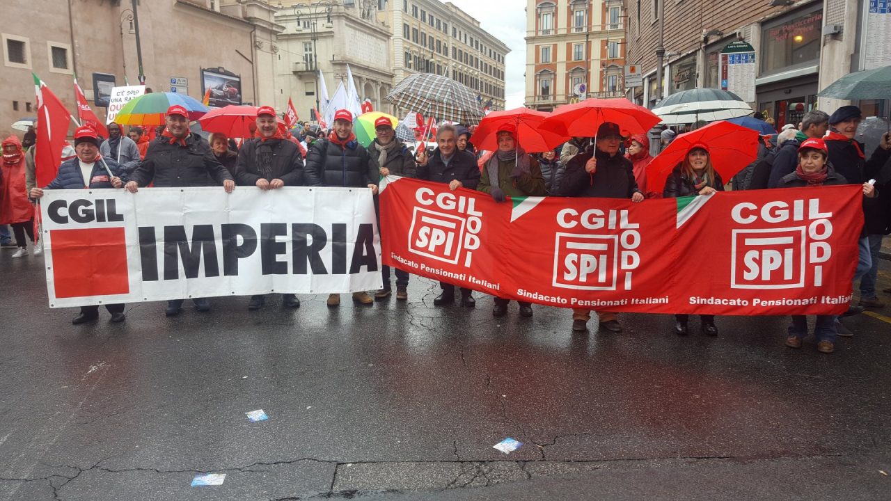 Anche Imperia a Roma contro il fascismo – Le immagini