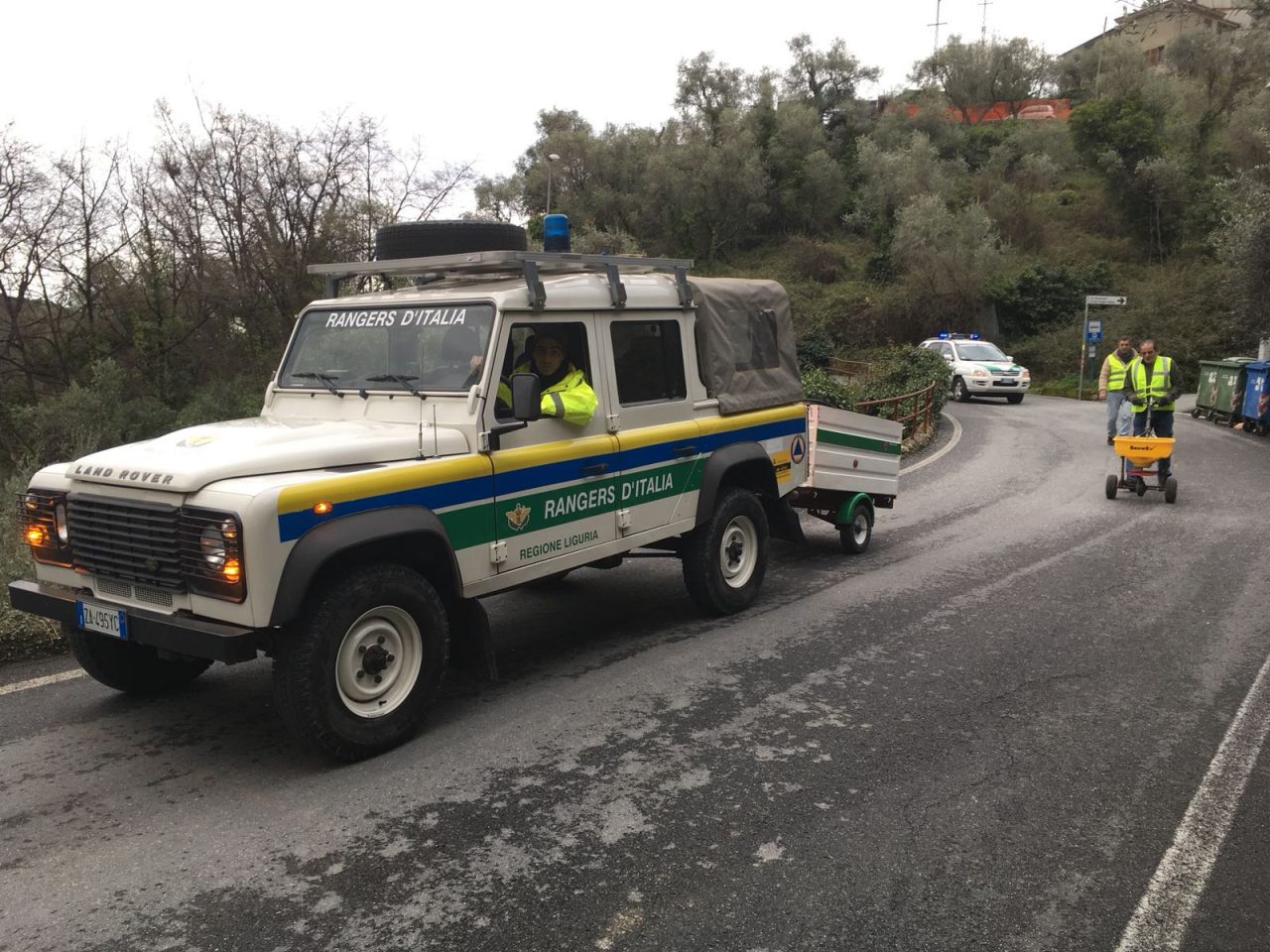 Grande freddo: Rangers d’Italia spargono sale sulle strade