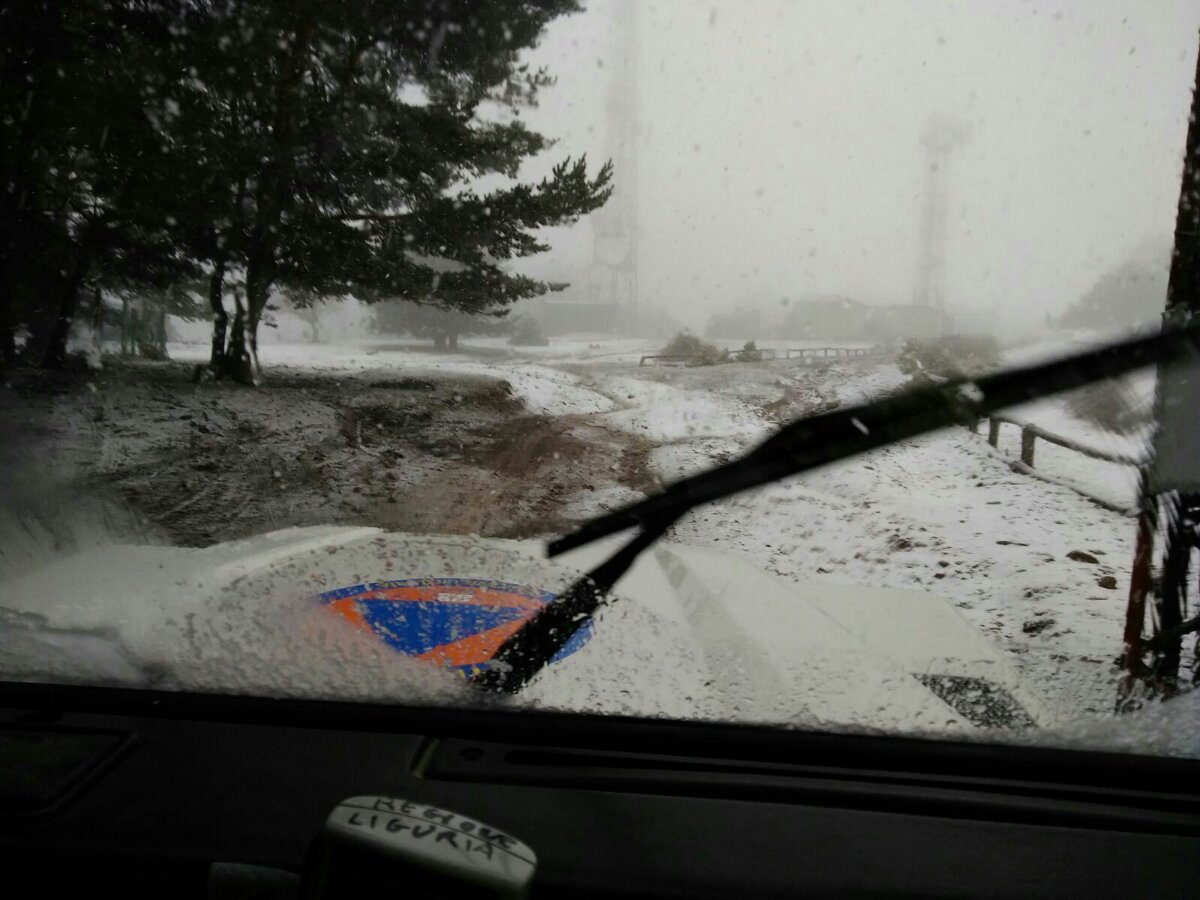 La neve si avvicina a San Romolo, Protezione Civile in allerta