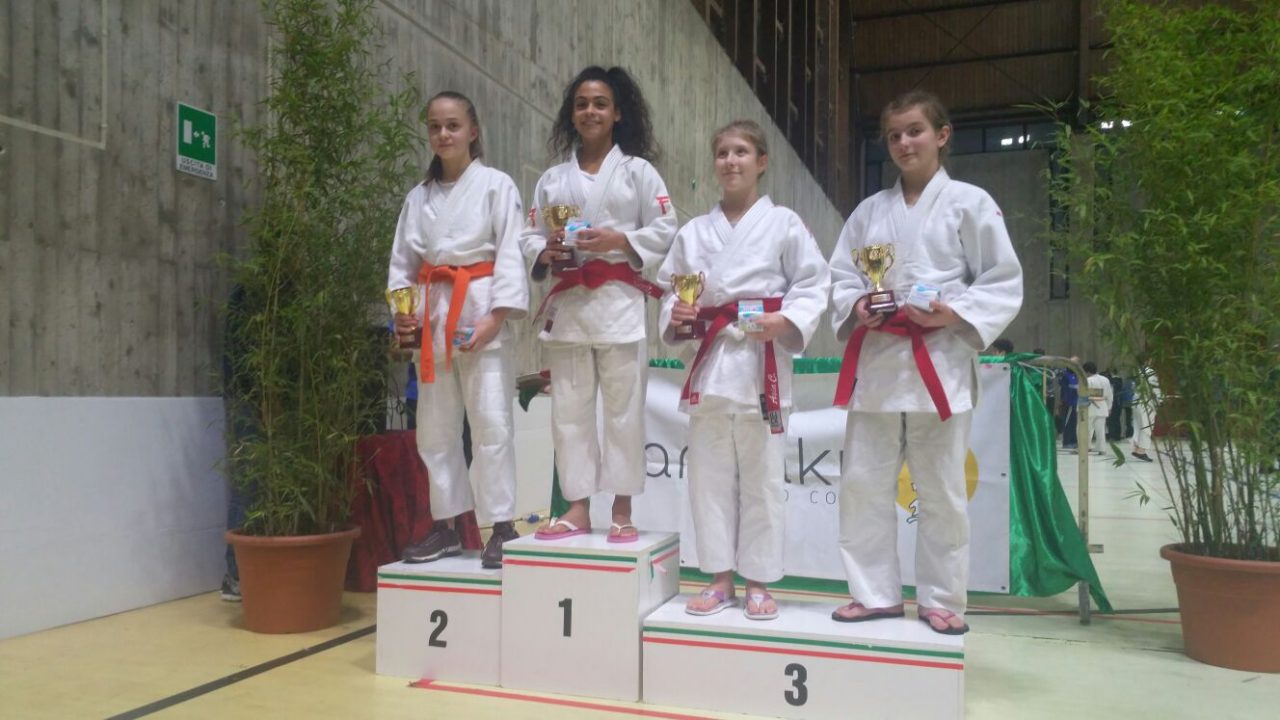 I sanremesi Palagi e Di Michele con i fratelli Iezzi d’oro al Trofeo Sankaku di Judo