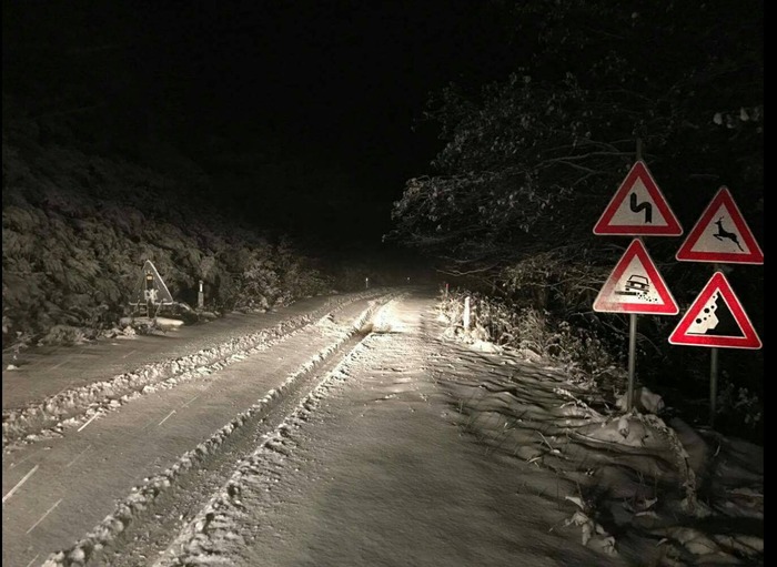 Piccola nevicata sulla costa a Ventimiglia e nell’entroterra, ma allerta è “Verde”/ Aggiornamenti