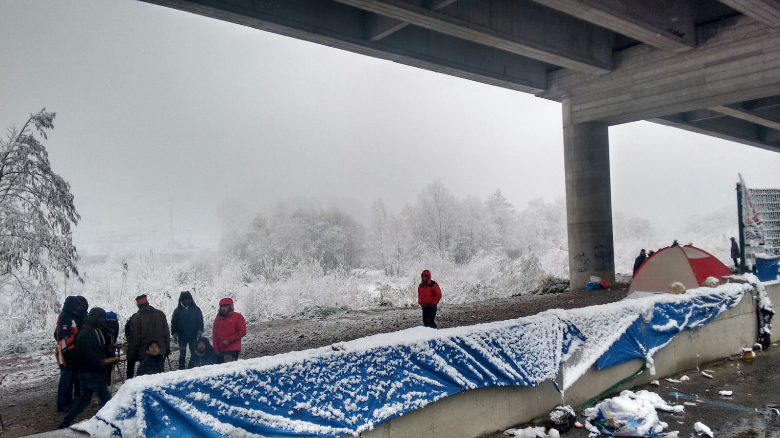 Ventimiglia migranti Roja neve 26 febbraio 2015