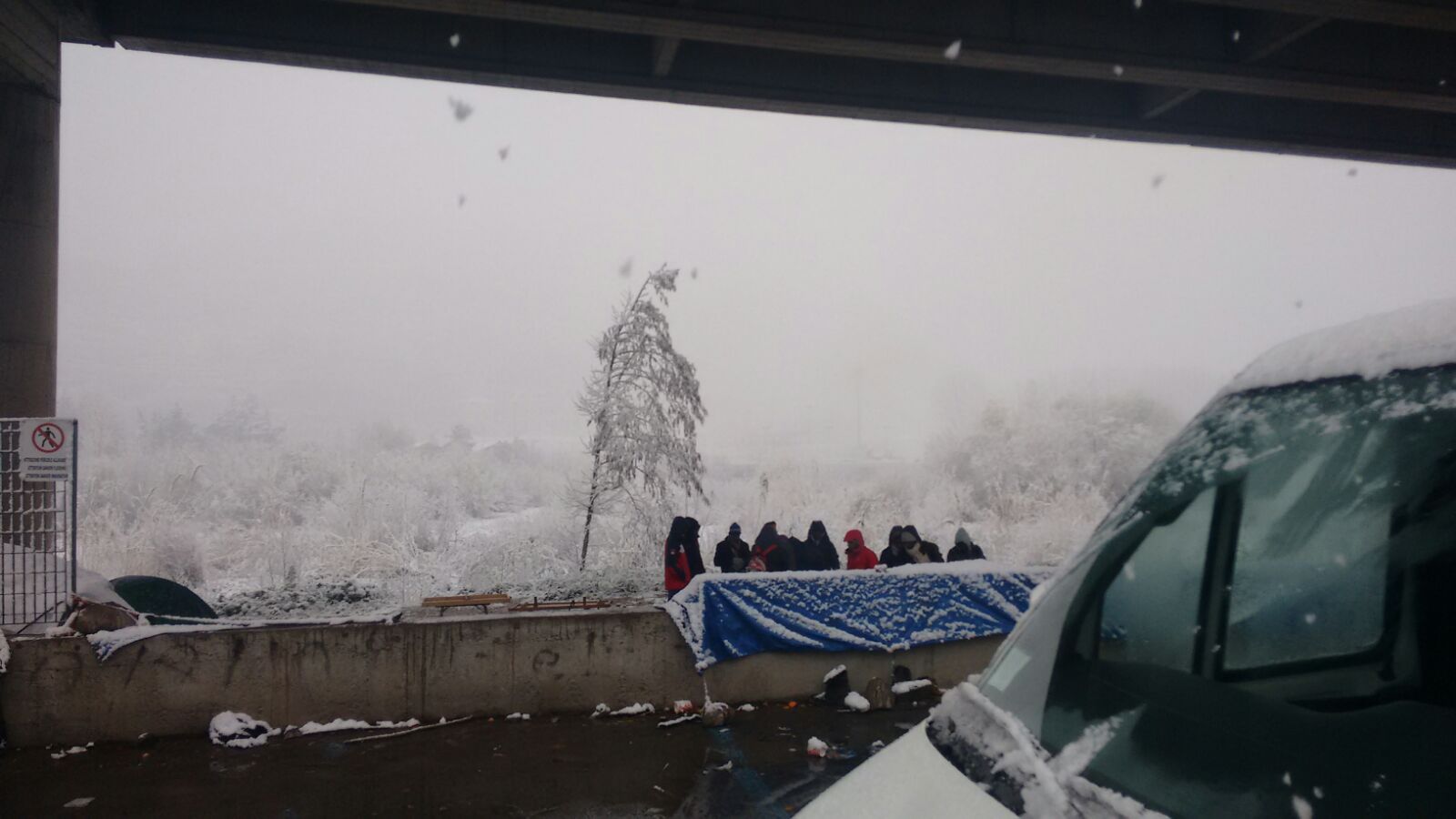 Ventimiglia migranti Roja neve 26 febbraio 2015_03