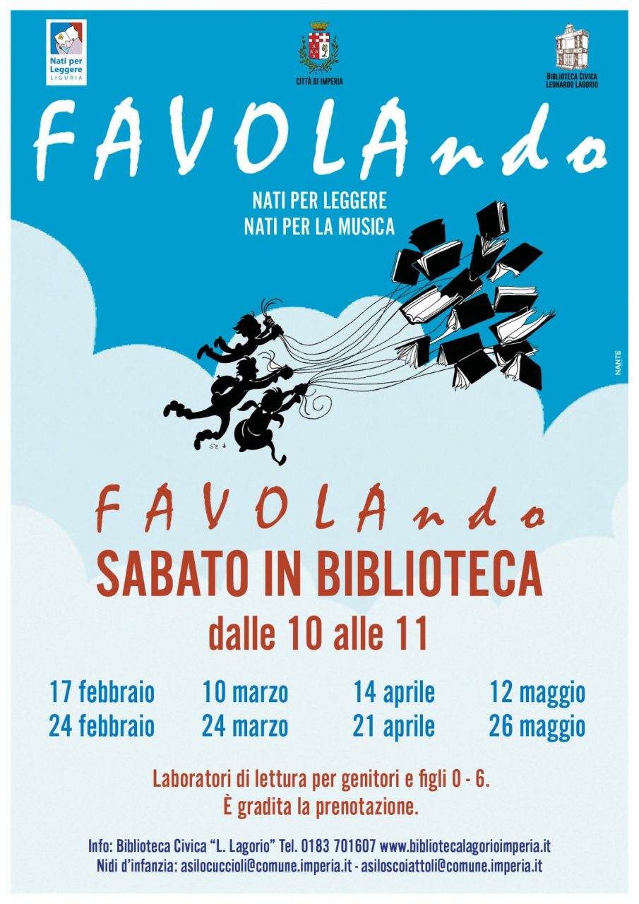 Favolando a Imperia: laboratori di lettura per genitori e bambini