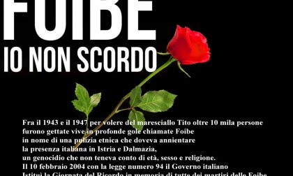 Lunedì Sanremo ricorda le vittime delle Foibe
