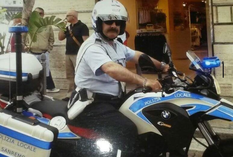 In pensione il vigile “Baffo” Mignani