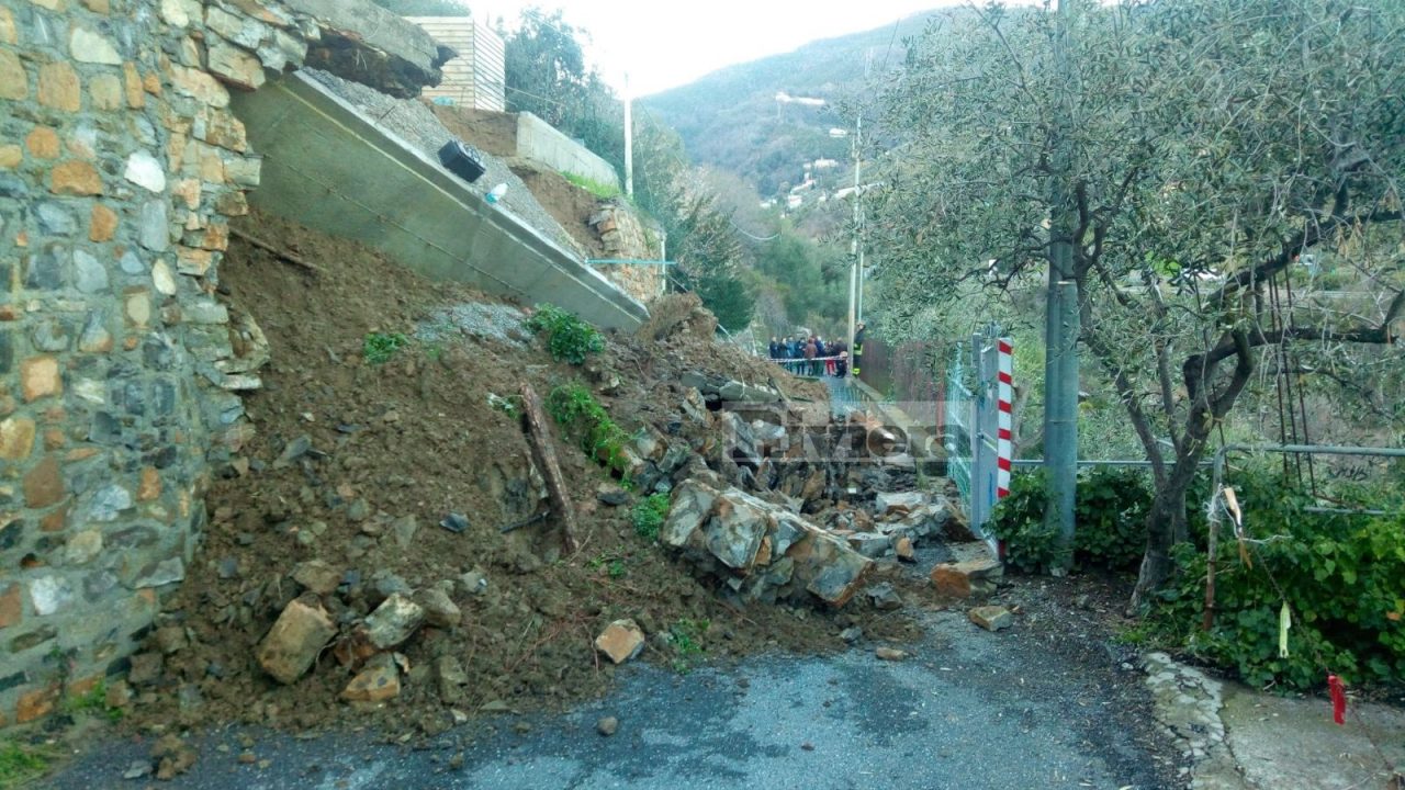 Grossa frana sulle alture di Sanremo, isolata la frazione di Suseneo Inferiore