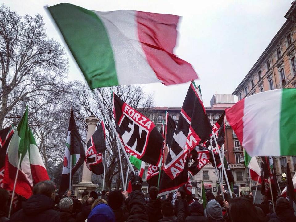 Forza Nuova contro la defascistizzazione a Sanremo