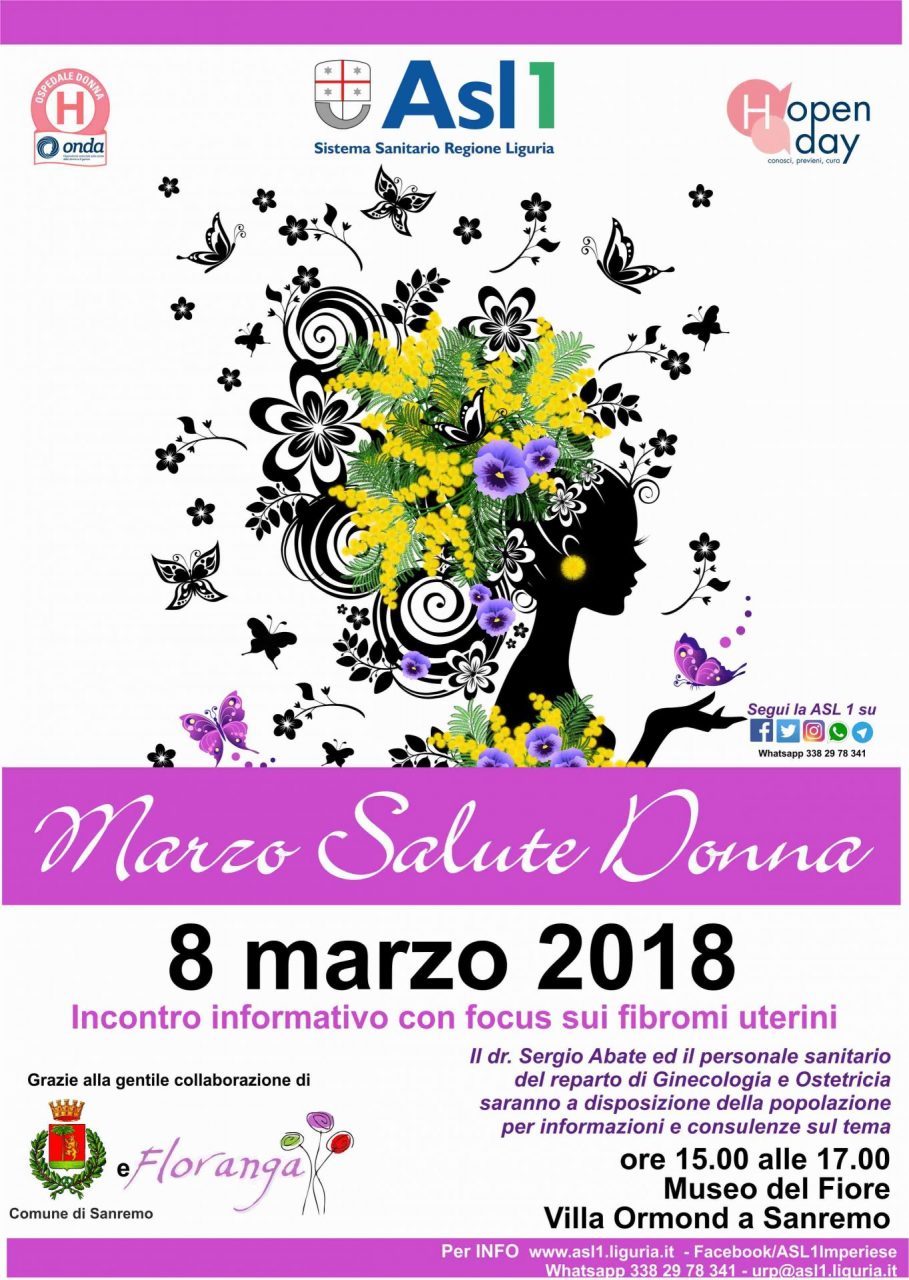 Festa della Donna: gli appuntamenti promossi dall’ASL1
