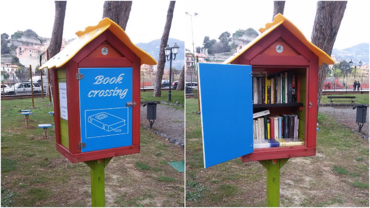 Ai Giardini Reggio di Ventimiglia arriva il BookCrossing
