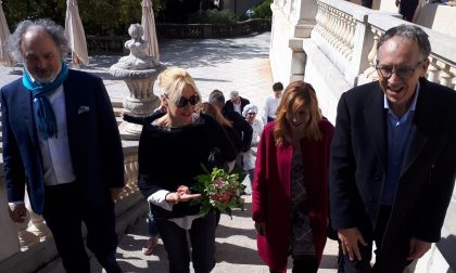 Antonella Clerici ospite a Villa Ormond con chef  Alberghiero e allievi Aicardi LE FOTO