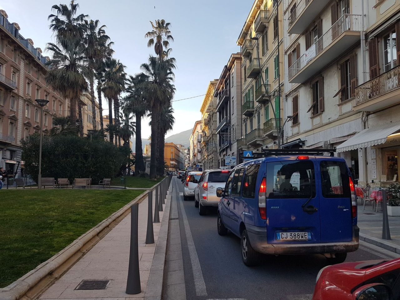 Traffico in tilt per una manifestazione