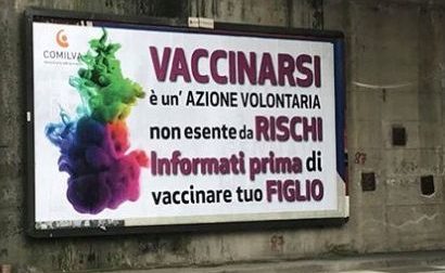 Campagna no vax a Imperia: "Vaccinare tuo figlio non è esente da rischi"