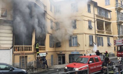 Sanremo: a fuoco una palazzina
