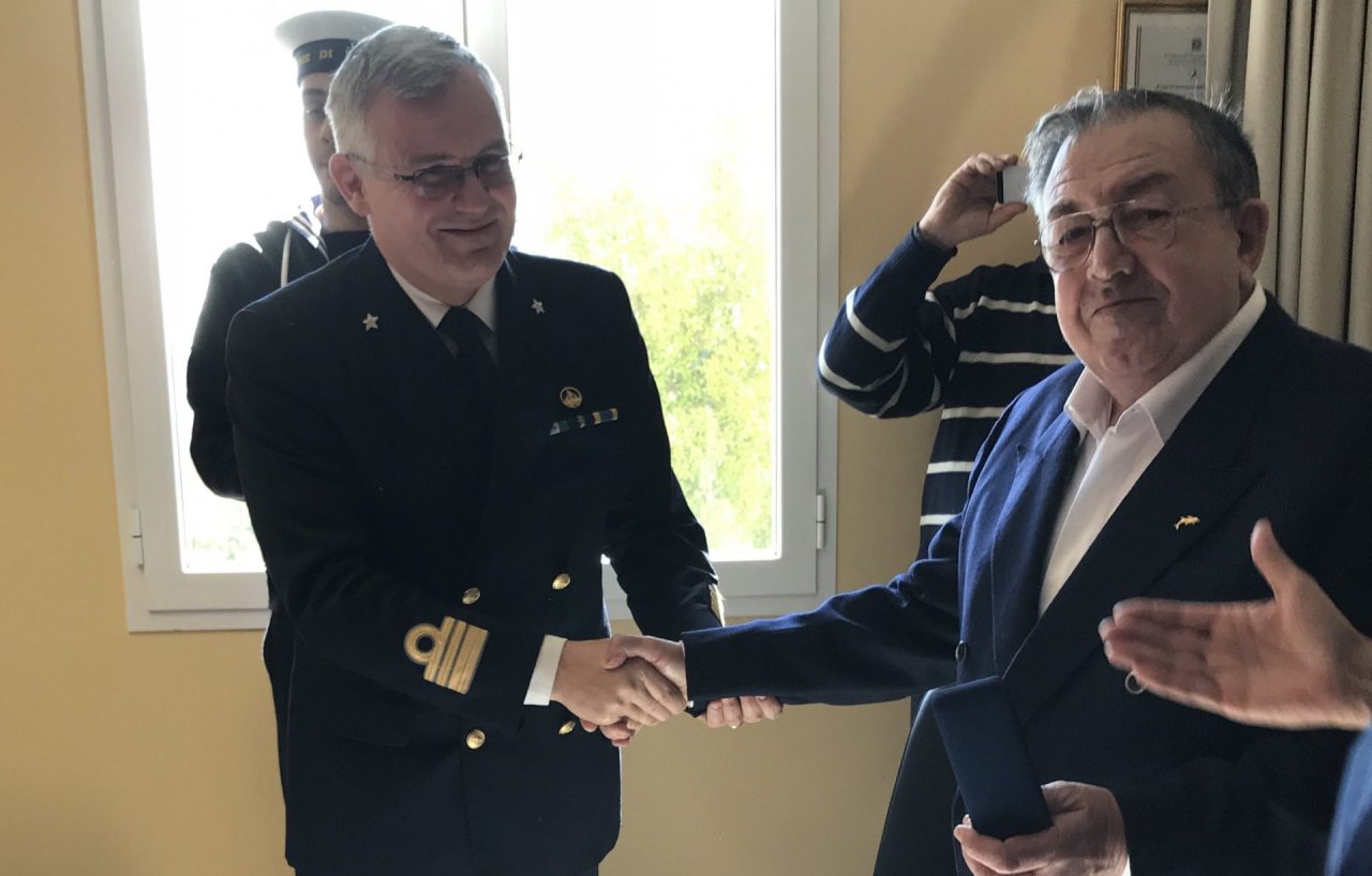 Medaglia d’onore al macchinista marittimo imperiese Giovanni Ballerano